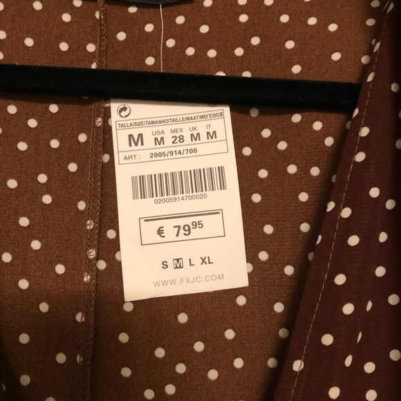 Brown Polka Dot Dress - Picture 2 of 3